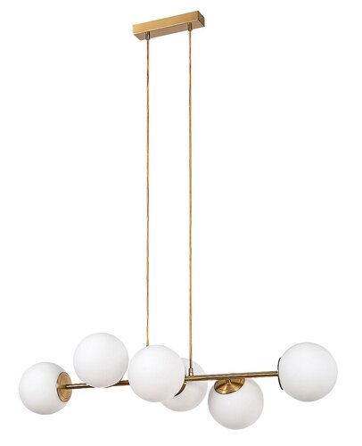 Lustra Suspendata Kiara Premium, 6 x E27, Auriu