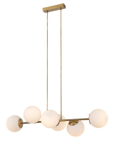 Lustra Suspendata Kiara Premium, 6 x E27, Auriu