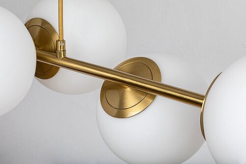 Lustra Suspendata Kiara Premium, 6 x E27, Auriu