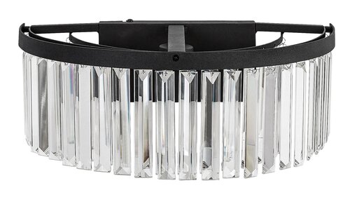 Aplica Eloisa, 1 x E27, Negru