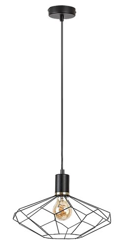 Lustra Suspendata Fran, 1 x E27, Negru