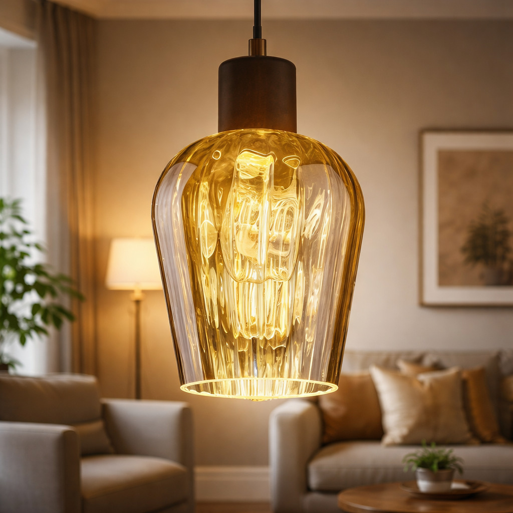 Lustra Suspendata Florian, 1 x E27, Negru