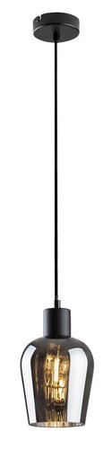 Lustra Suspendata Florian, 1 x E27, Negru