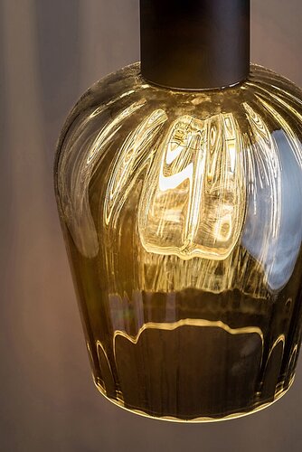 Lustra Suspendata Florian, 1 x E27, Negru