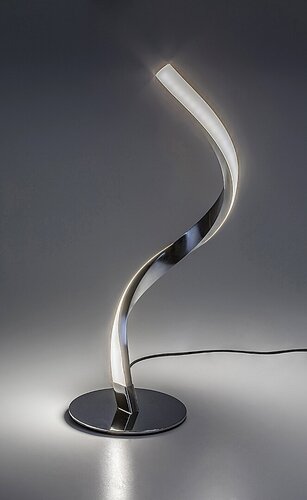 Veioza Azula LED, 3W, lumina neutra, Chrome