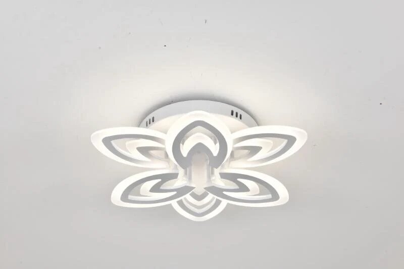 Lustra LED cu Telecomanda, 120W, 3 tipuri de lumina, Alb