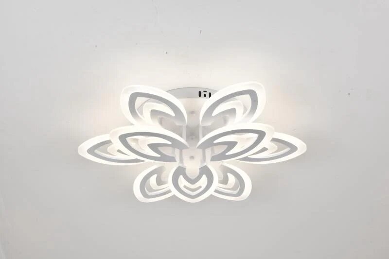 Lustra LED cu Telecomanda, 180W, 3 tipuri de lumina, Alb