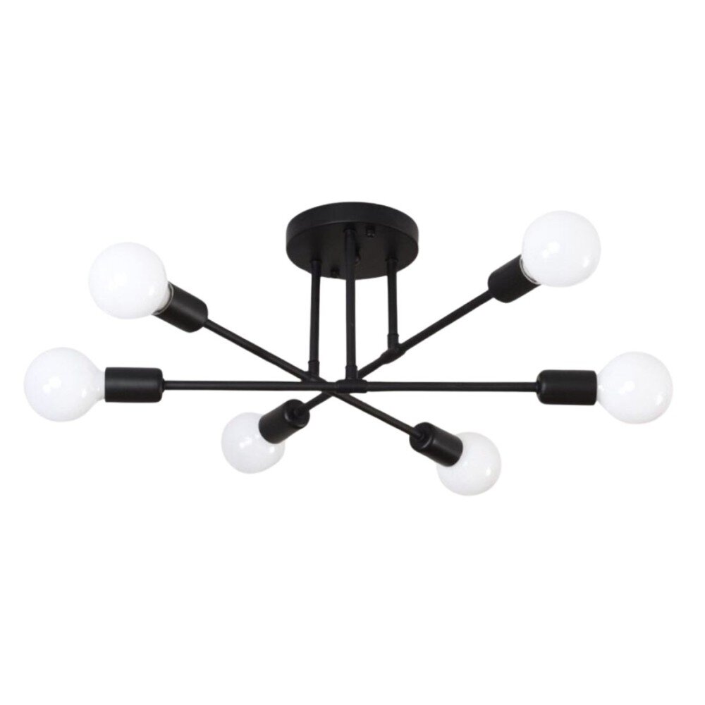 Lustra Astra, 6 x E27, Negru