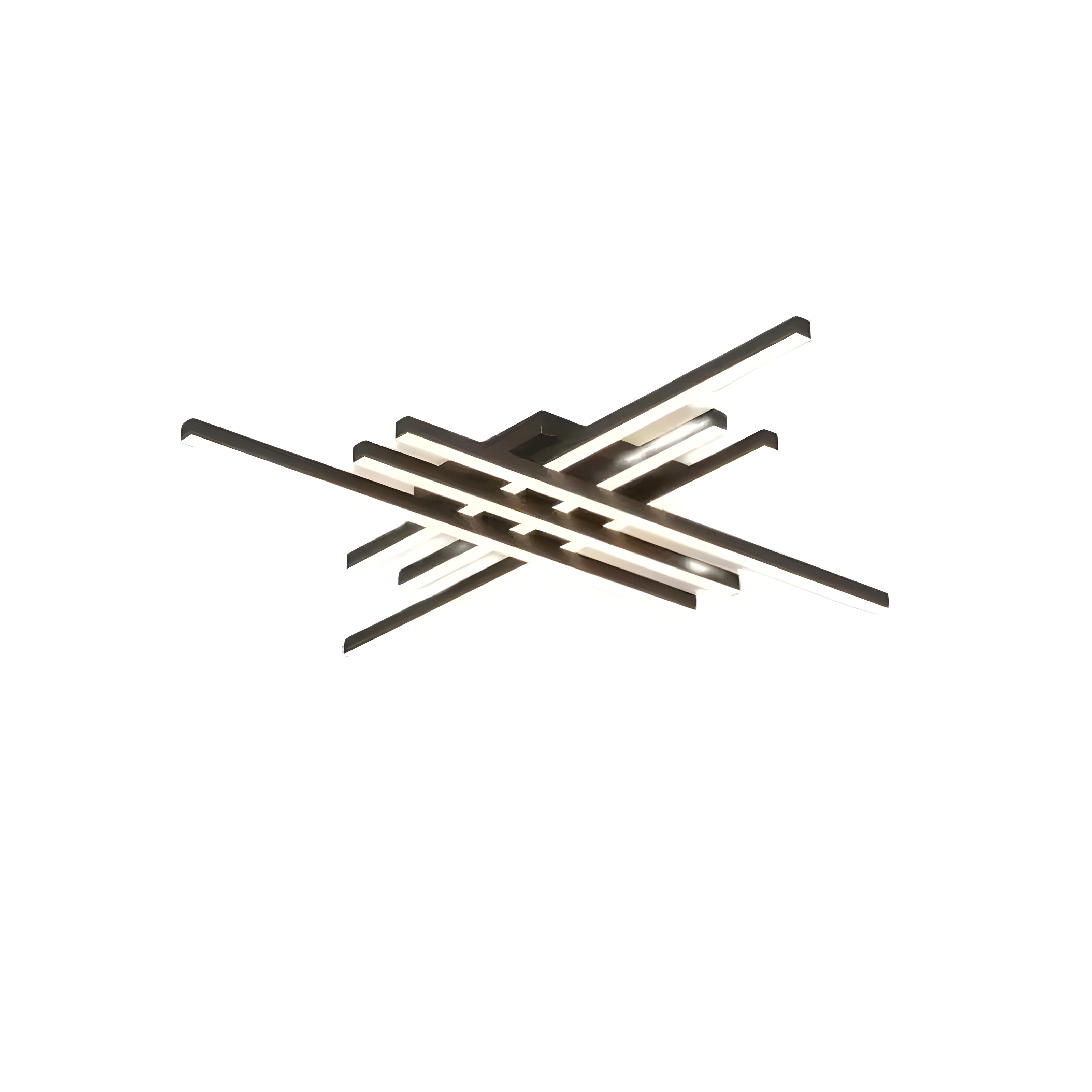 Lustra LED cu Telecomanda, 146W, 3 tipuri de lumina, Negru