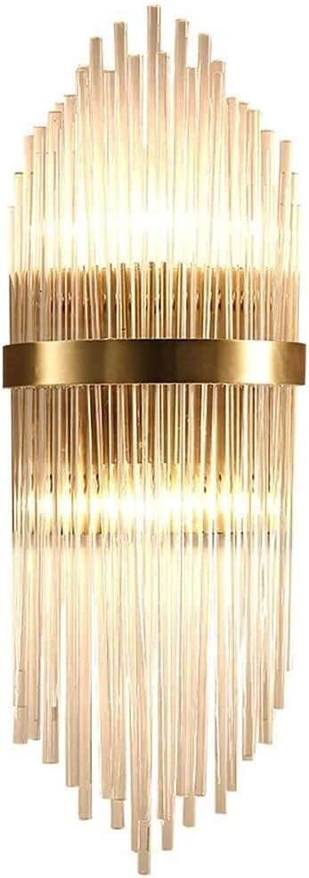 Aplica LED Cristal, 10W, 3 Tipuri de lumina, Auriu