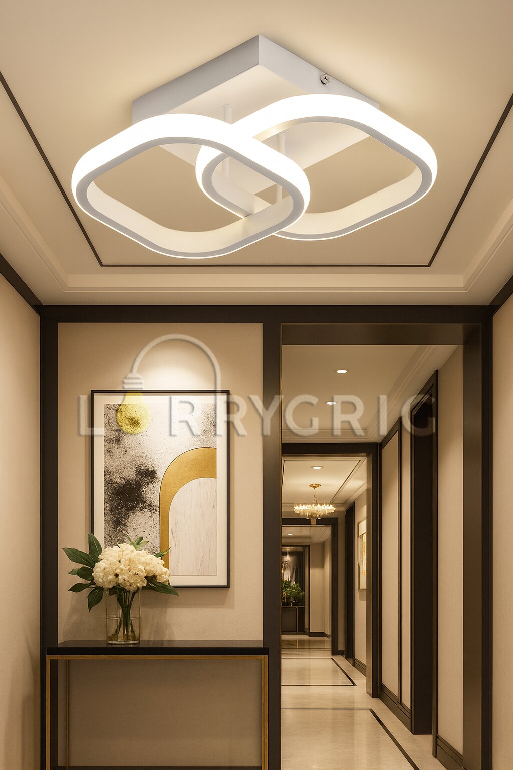 Aplica LED, 36W, 3 tipuri de lumina, Alb