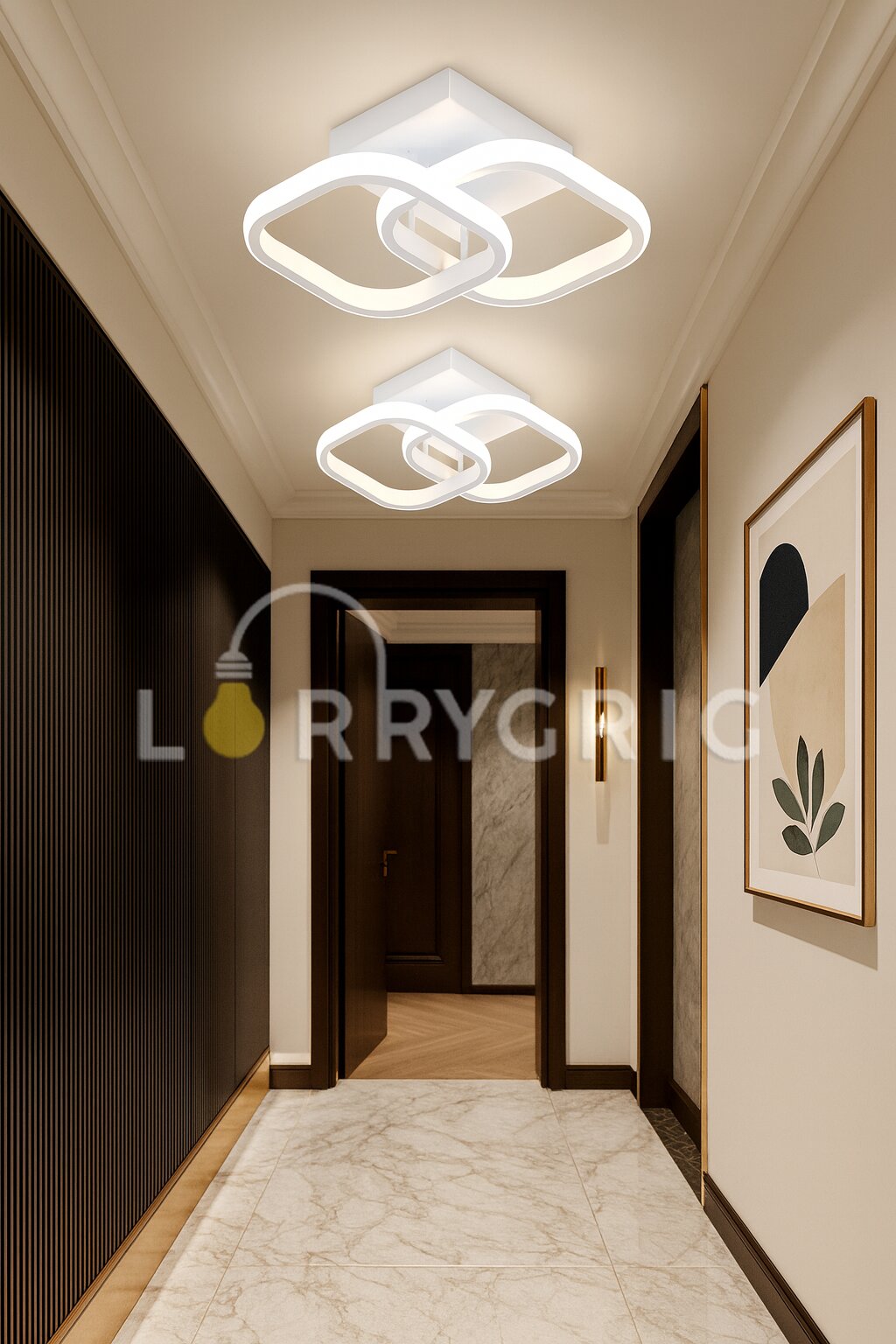 Aplica LED, 36W, 3 tipuri de lumina, Alb