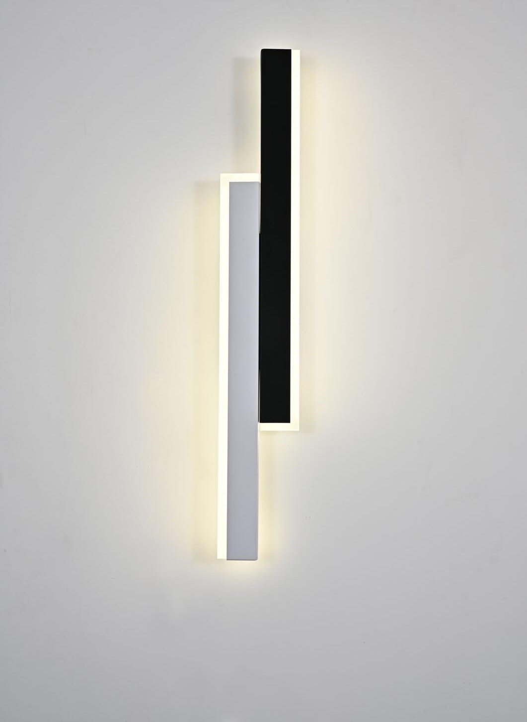 Aplica LED, 36W, 3 tipuri de lumina, Alb/Negru