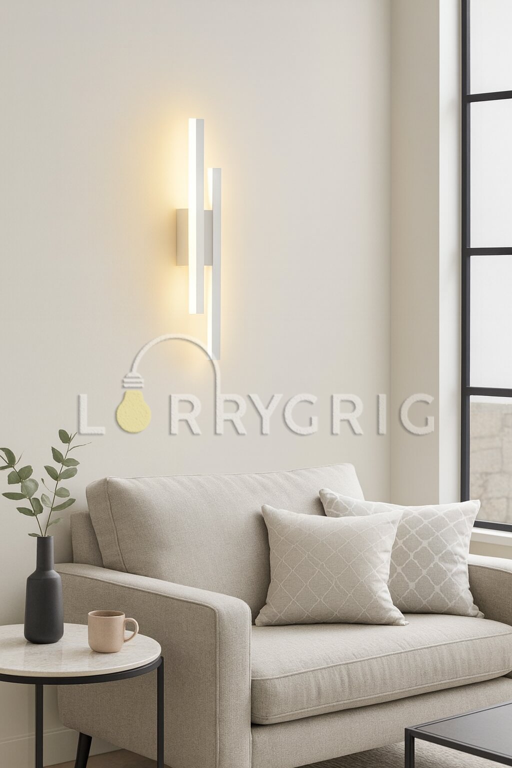 Aplica LED, 24W, 3 tipuri de lumina, Alb