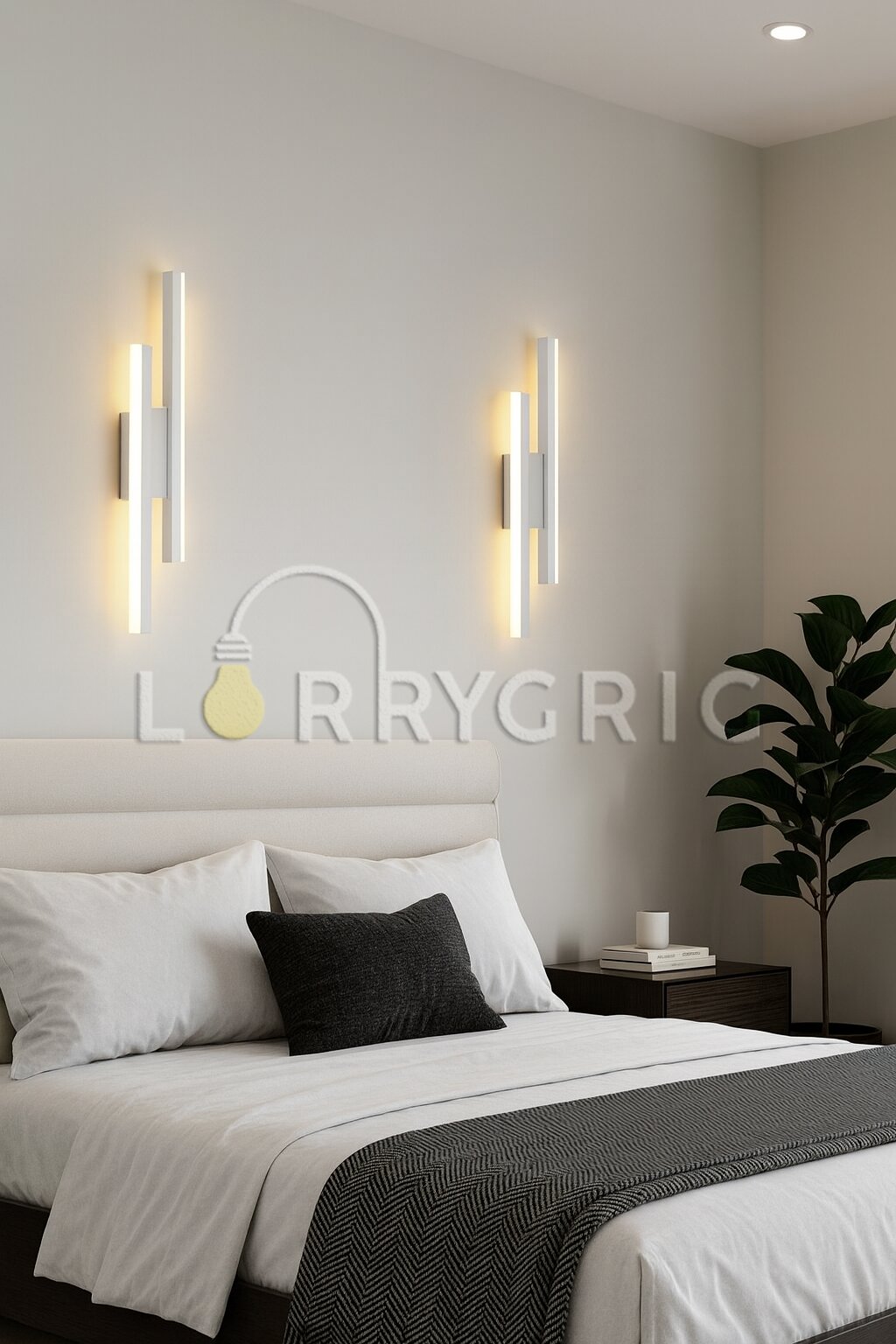 Aplica LED, 24W, 3 tipuri de lumina, Alb