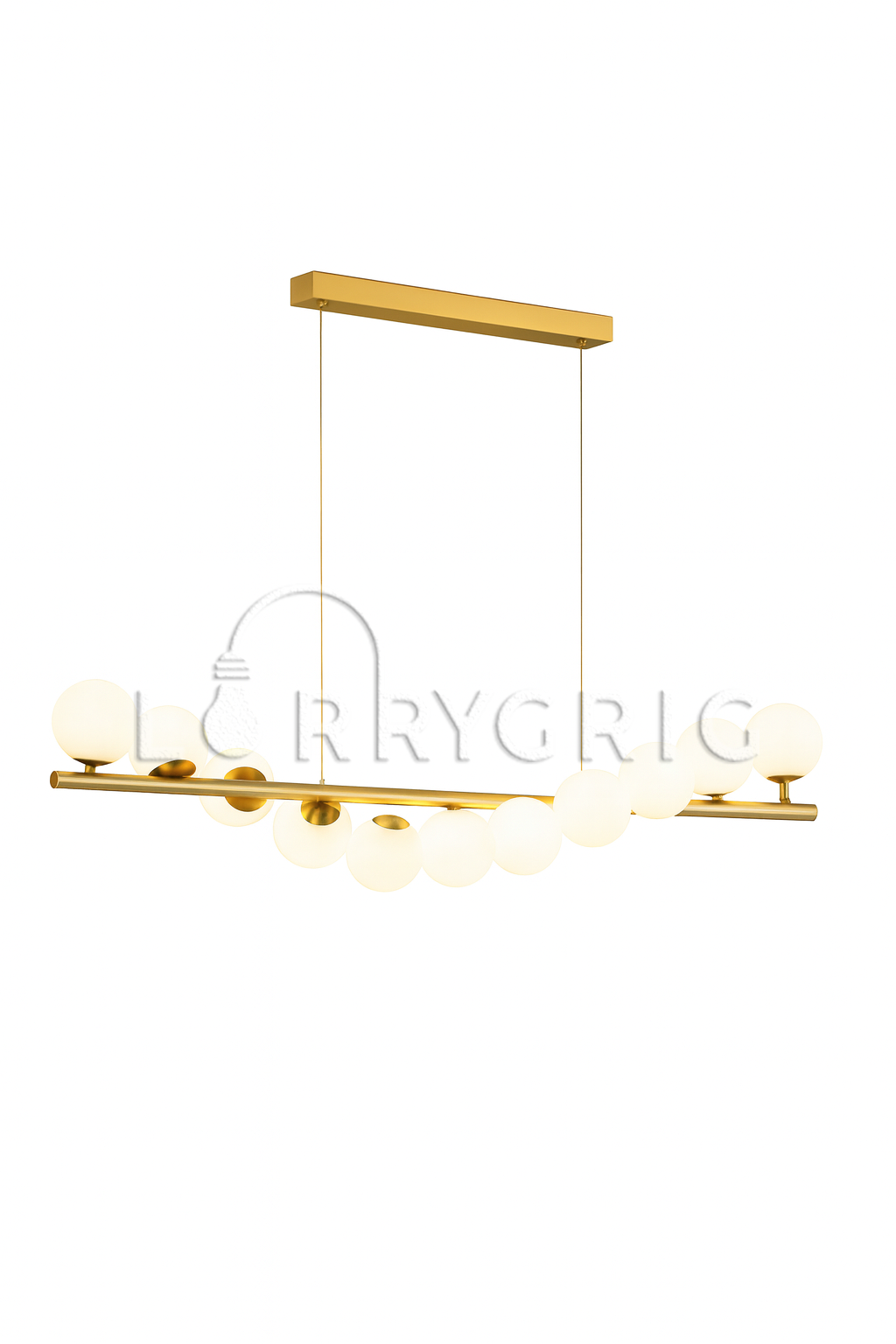 Pendul cu Abajururi, 11 x G9, Auriu