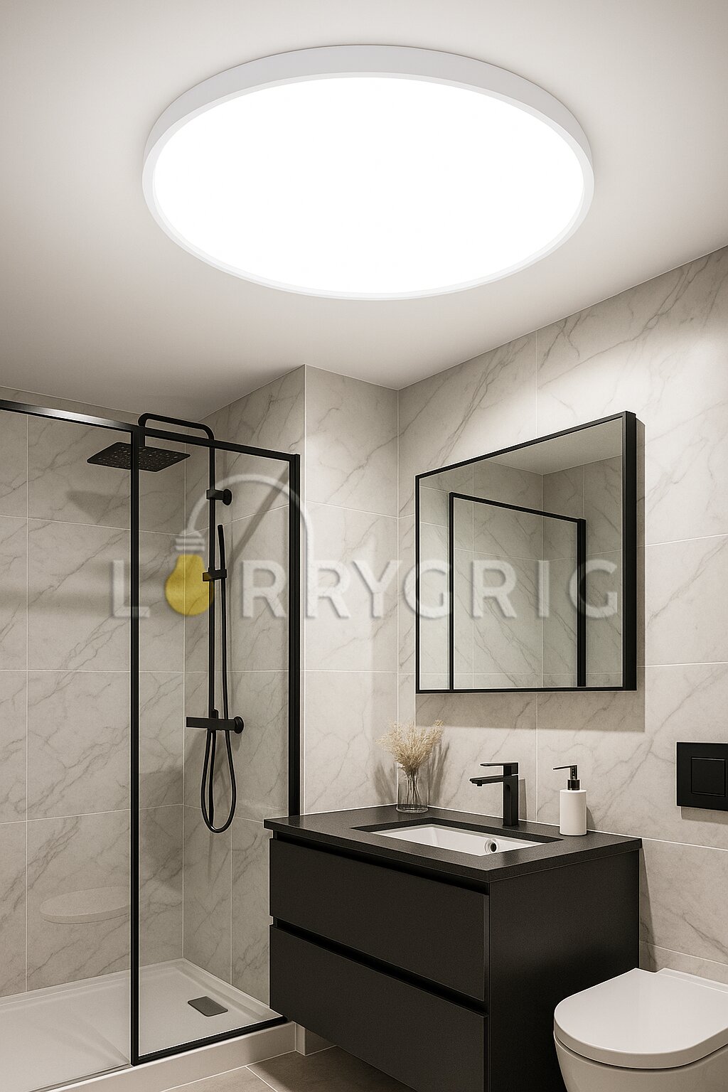 Plafoniera LED Baie 40CM, 32W, 3 tipuri de lumina, IP40, Alb