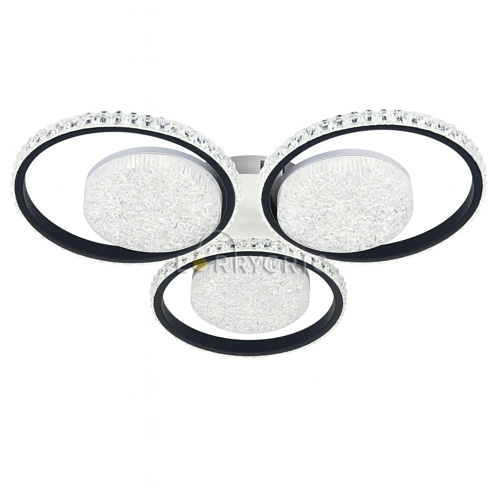 Lustra LED cu Telecomanda, 144W, 3 tipuri de lumina, Alb