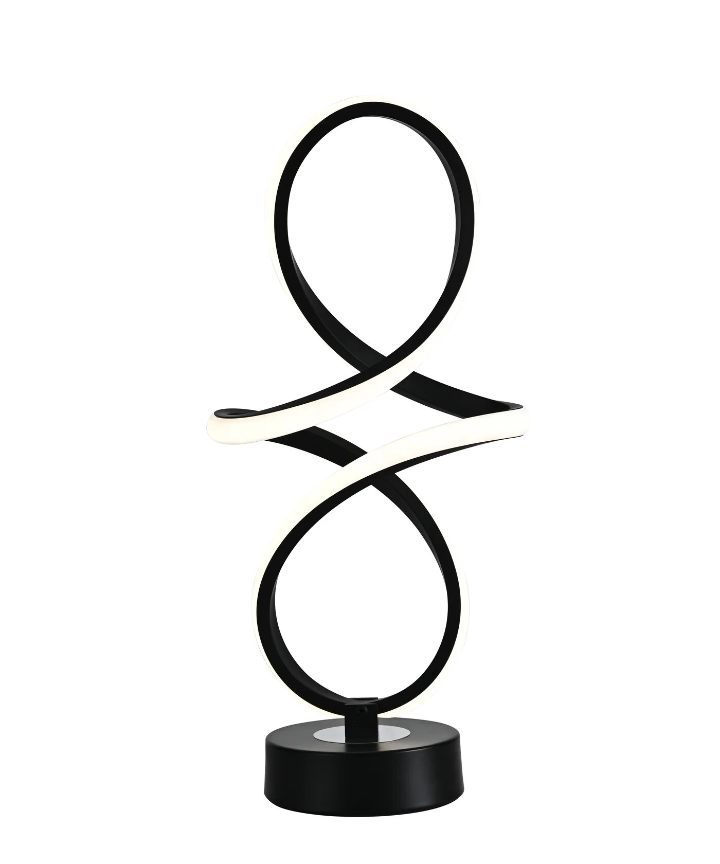 Veioza LED Infinity, 46W, 3 tipuri de lumina, Negru