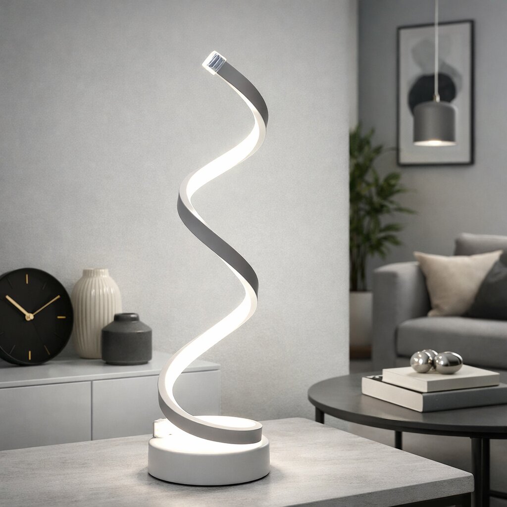 Veioza LED Wave, 40W, 3 tipuri de lumina, Alb