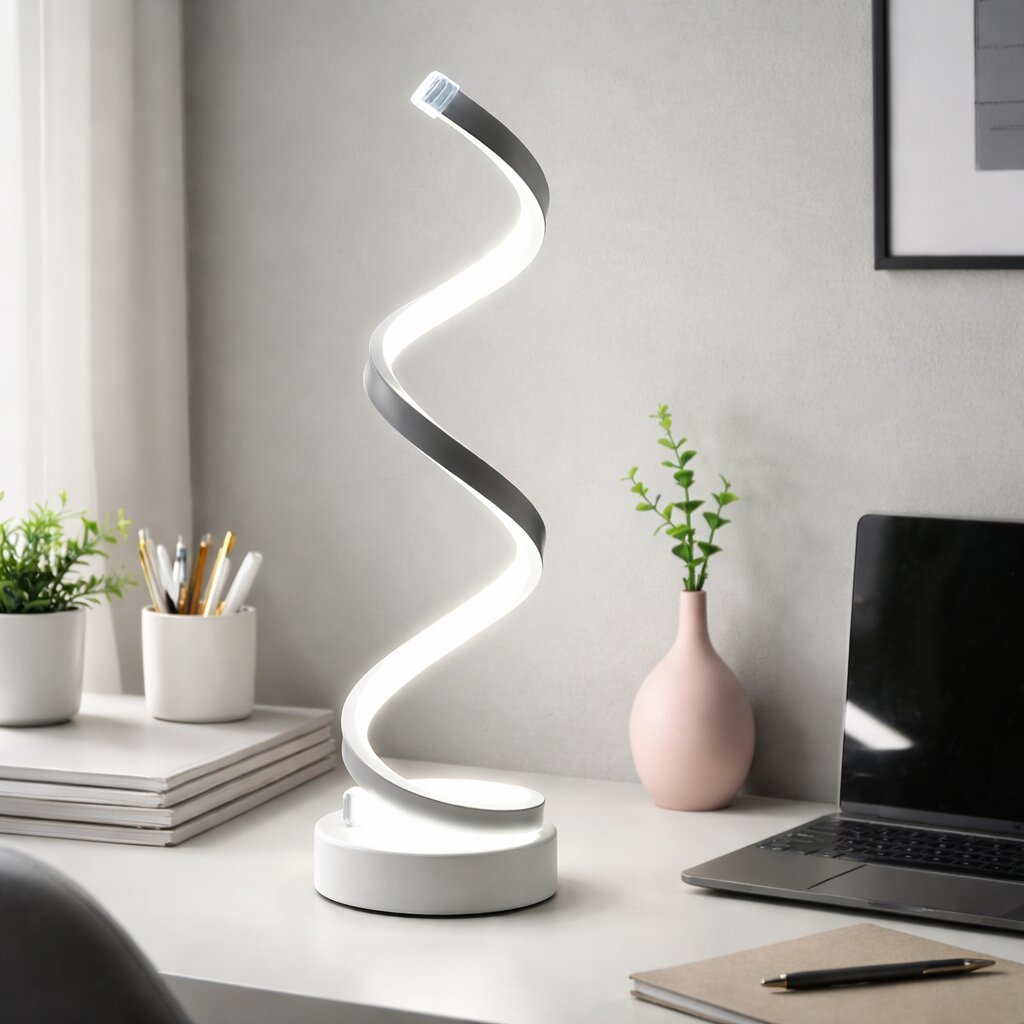 Veioza LED Wave, 40W, 3 tipuri de lumina, Alb