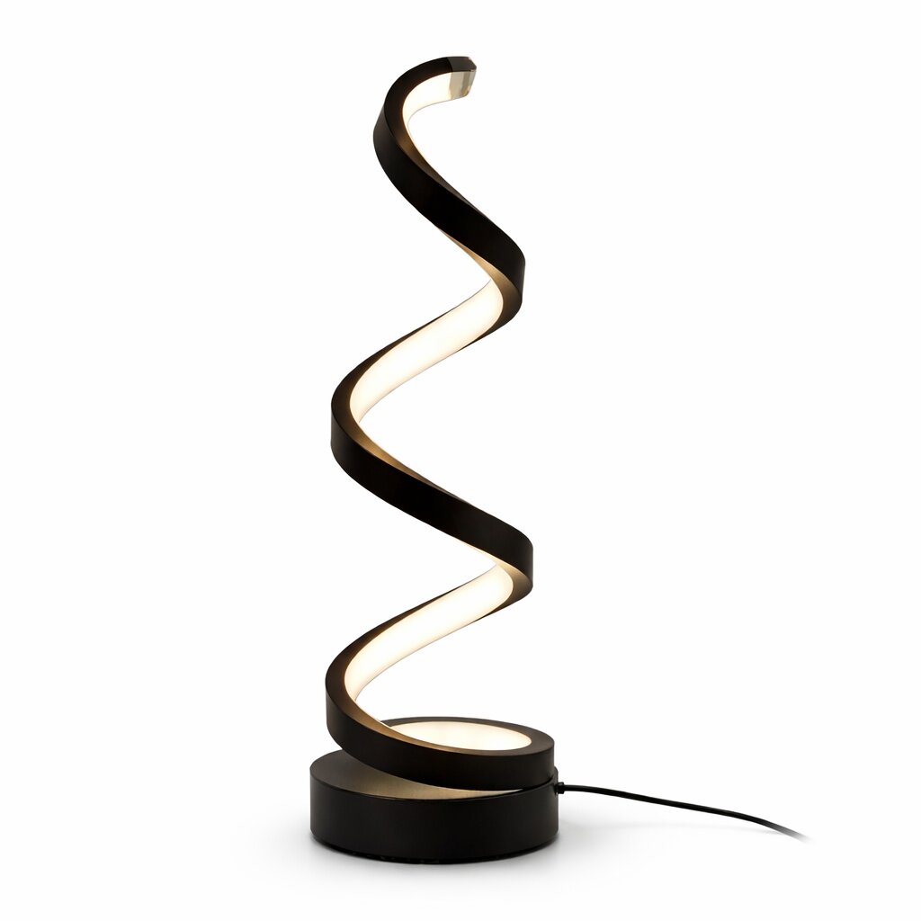 Veioza LED Wave, 40W, 3 tipuri de lumina, Negru