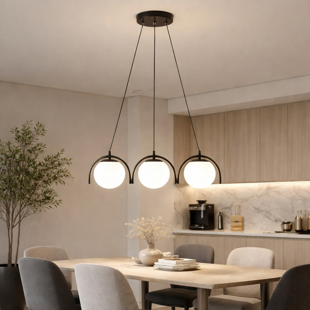 Pendul Glace, 3 x E27, Negru