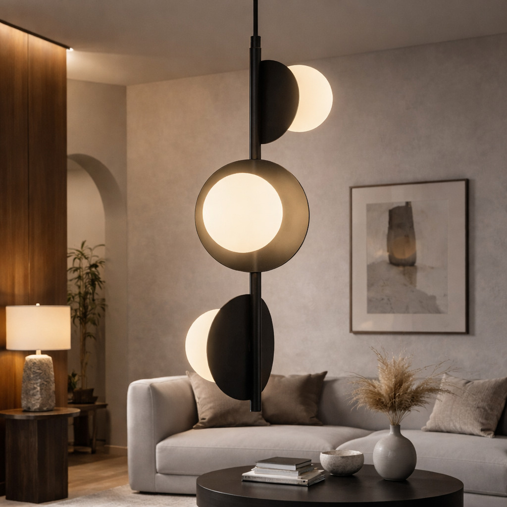 Pendul Jules, 3 x E27, Negru