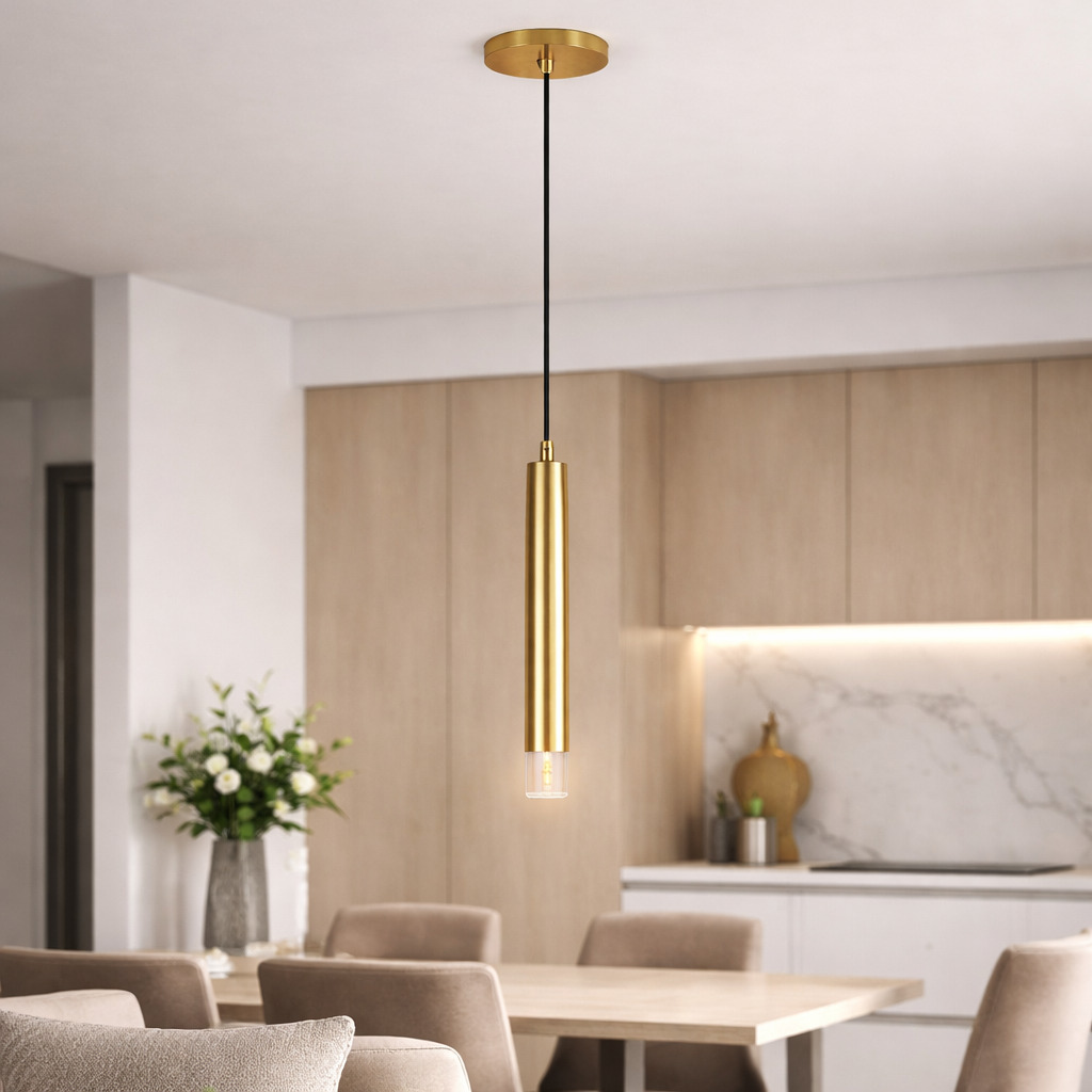 Pendul Ramira, 1 x G9, Auriu