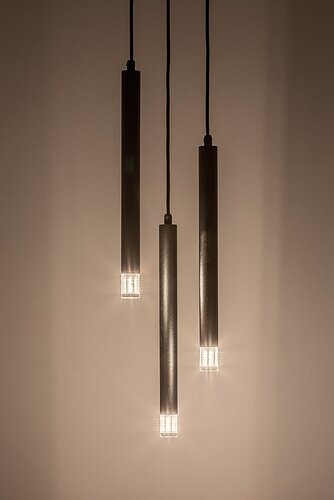 Pendul Ramira, 3 x G9, Negru