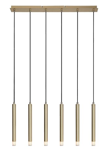 Pendul Ramira, 6 x G9, Auriu