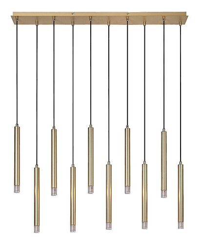 Pendul Ramira, 10 x G9, Auriu