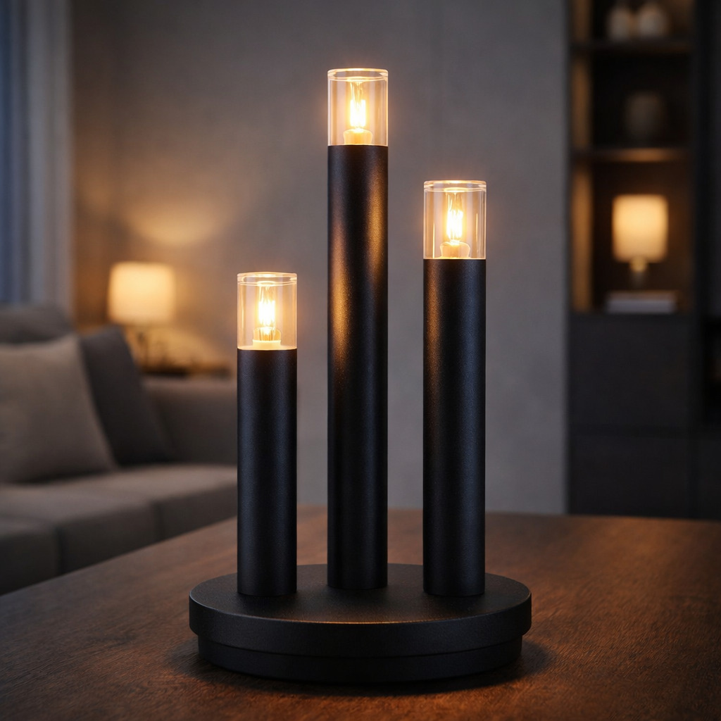 Veioza Ramira, 3 x G9, Negru