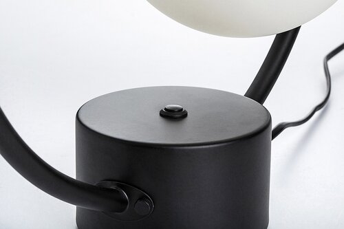 Veioza Premium Mesiro, 1 x E14, Negru