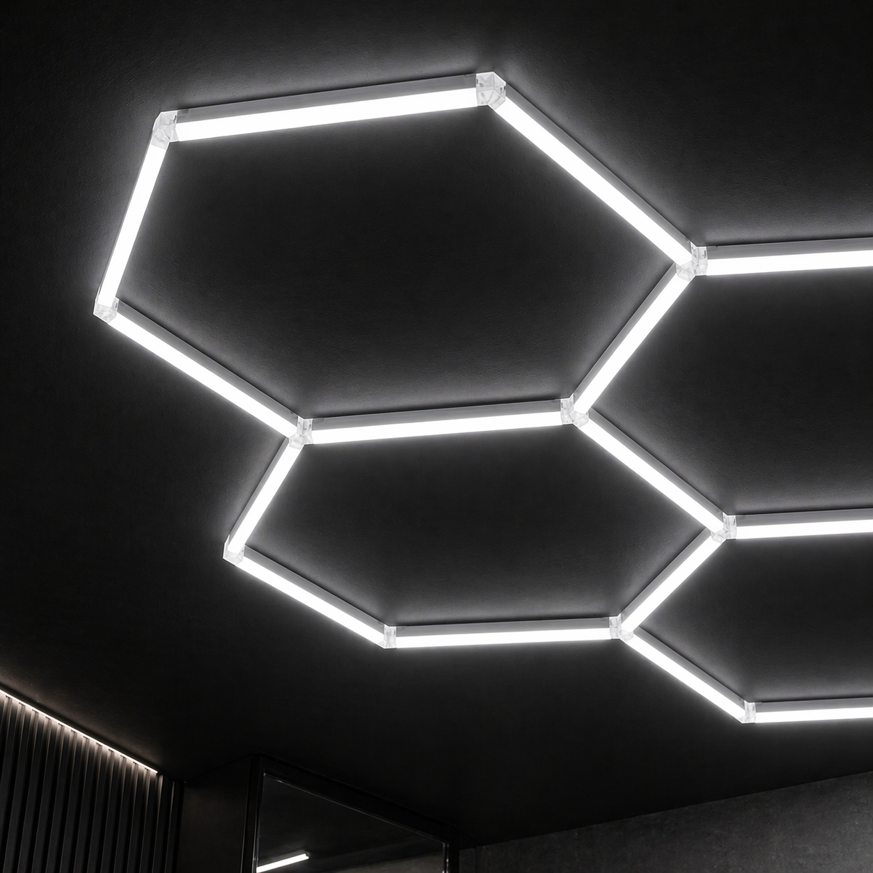 HoneyComb LED - 5 Hexagoane, 192W, 235 X 162CM
