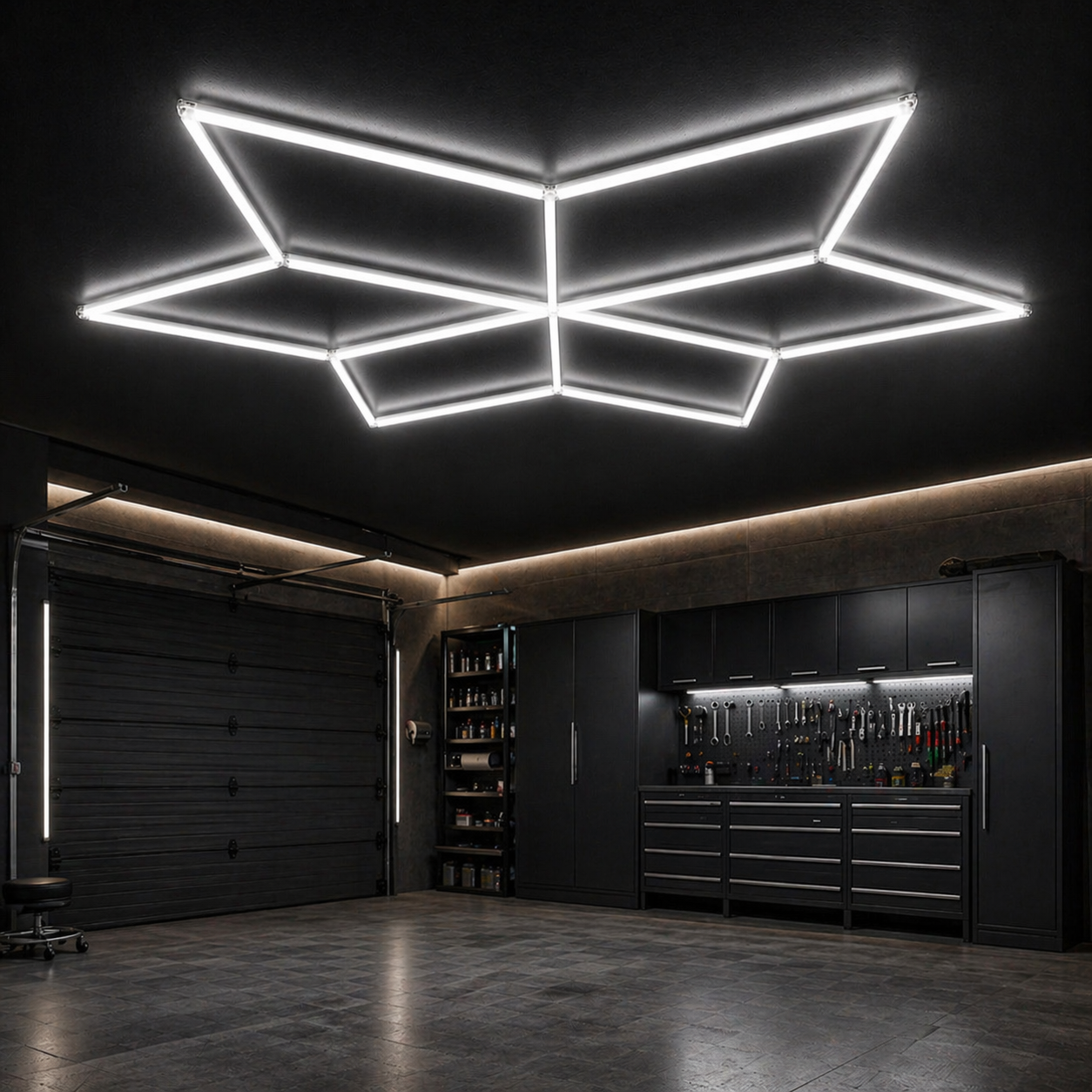 HoneyComb LED - Stea, 6 module, 126W, 162 X 140CM