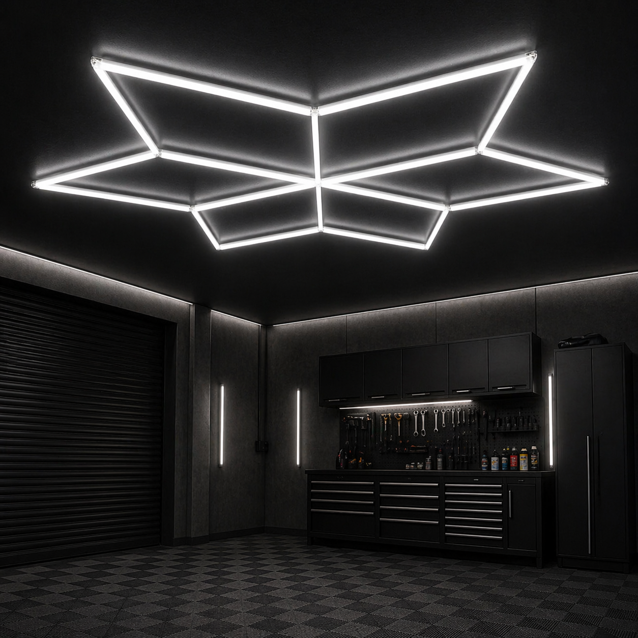 HoneyComb LED - Stea, 6 module, 126W, 162 X 140CM