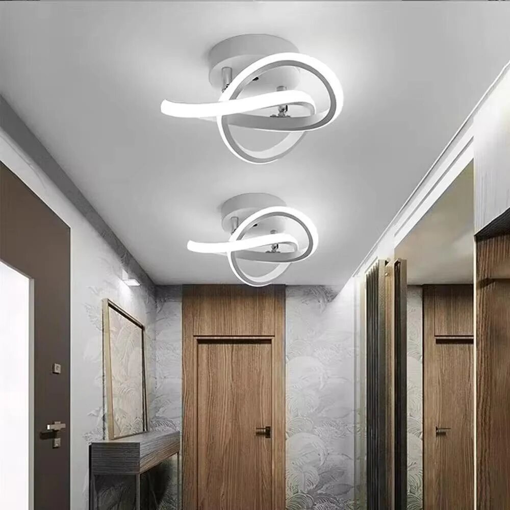 Lustra LED, 33W, 3 tipuri de lumina, Alb