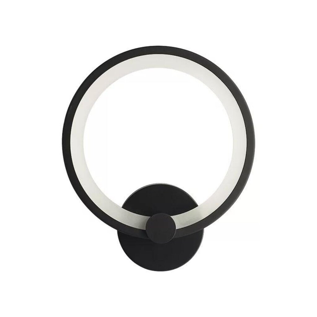 Aplica LED, 18W, 1400lm, 3 tipuri de lumina, Negru