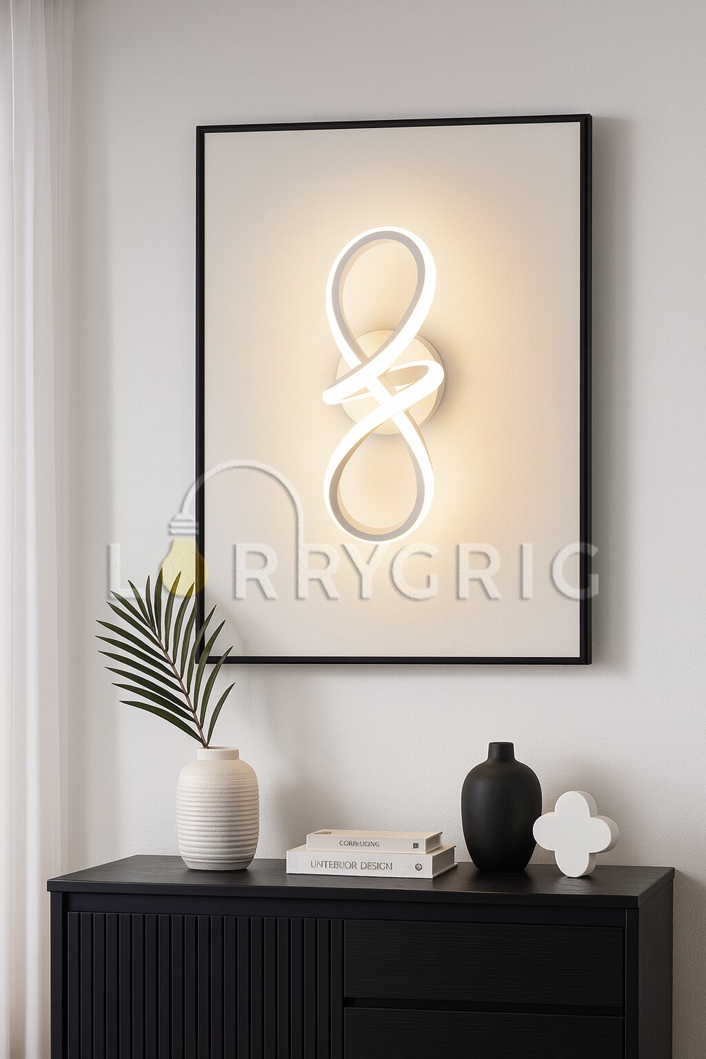 Aplica LED, 20W, 3 tipuri de lumina, Alb