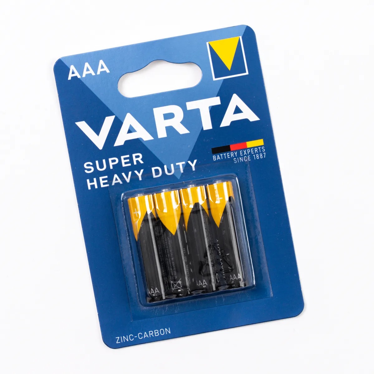 Set 4 Baterii Varta Superlife, zinc - carbon, AAA / LR3