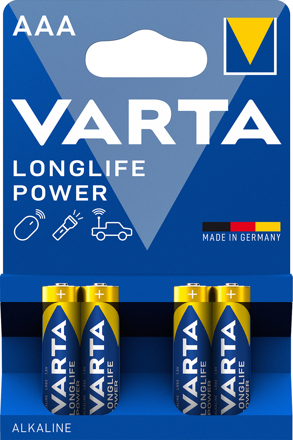 Set 4 Baterii Varta Longlife Power, AAA / LR3