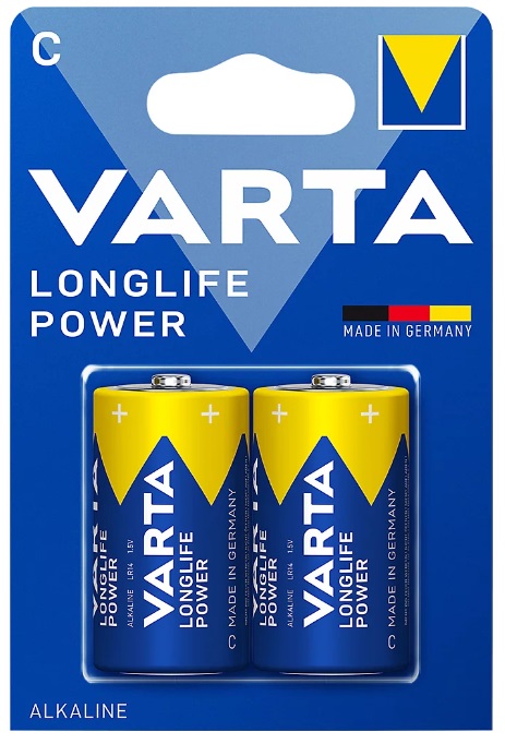 Set 2 Baterii Varta Longlife Power, C / LR14