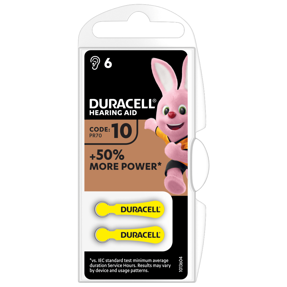 Baterii Duracell pentru aparate auditive – 10