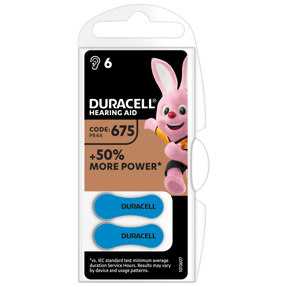 Baterii Duracell pentru aparate auditive – 675