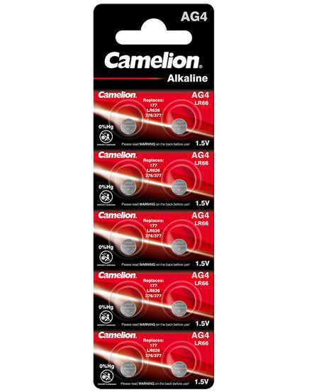 Baterii alcaline Camelion AG4 - blister de 10 buc.