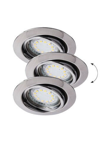 Spot Lite, 1 x GU10, crom satin, IP40