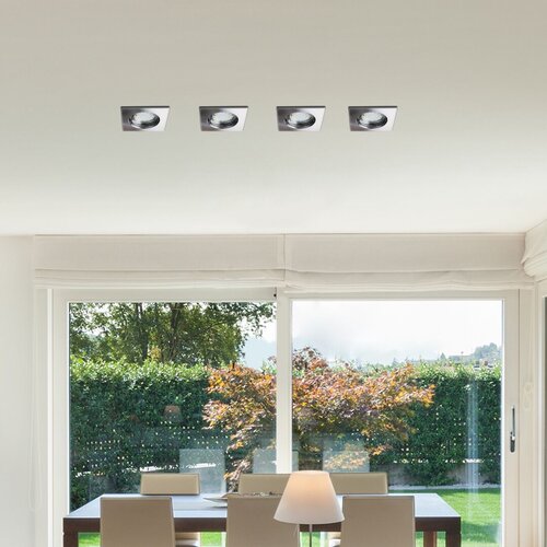 Spot Lite, 1 x GU10, crom satin, IP44/IP40