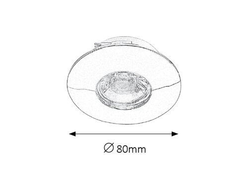 Spot Randy LED, 4W, 350lm, lumina calda (3000K), IP44/IP20