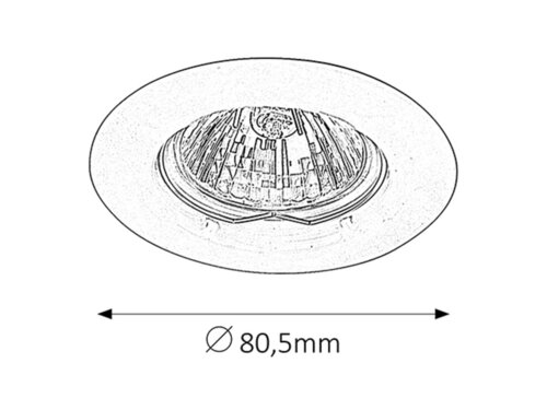 Spot Relight, 1 x GU5.3 12V, crom, IP20